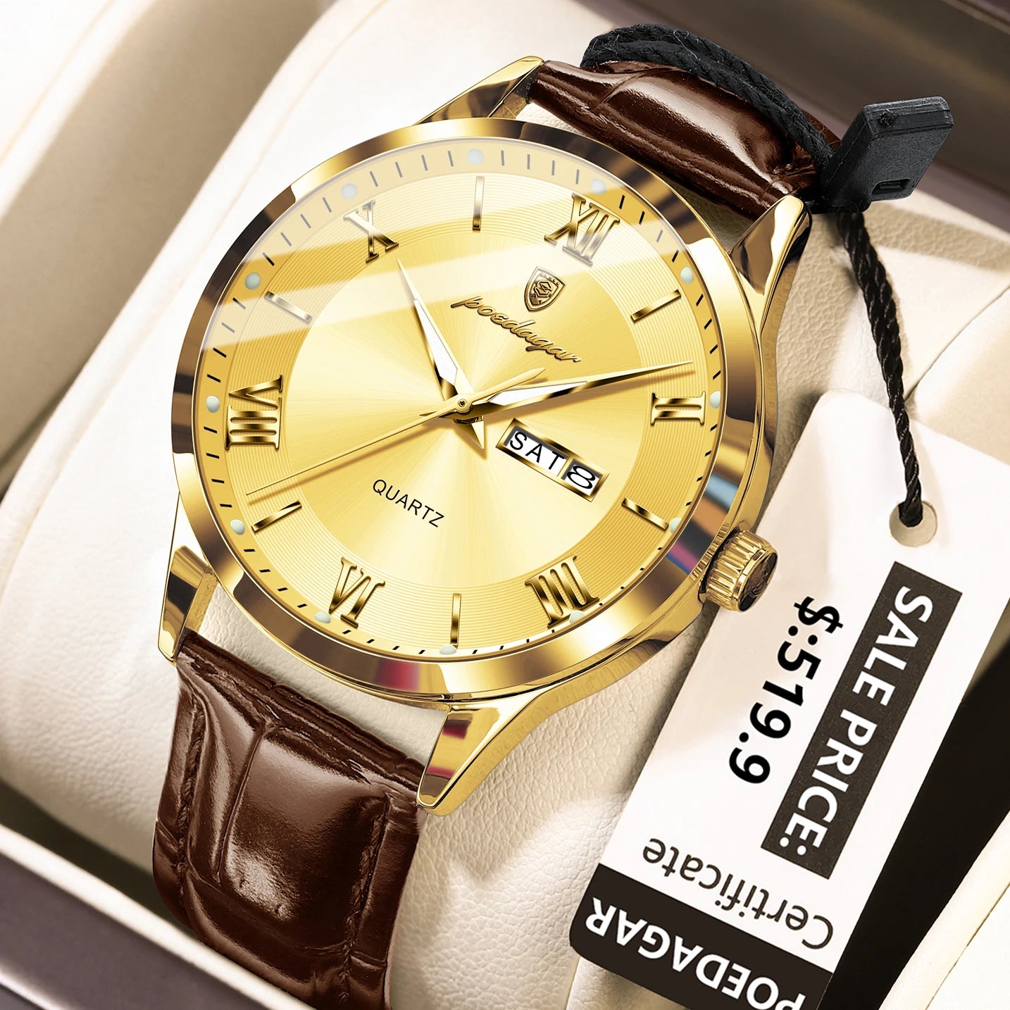 Luxury Waterproof Military Watch For Men with Luminous Dial - Smarsty