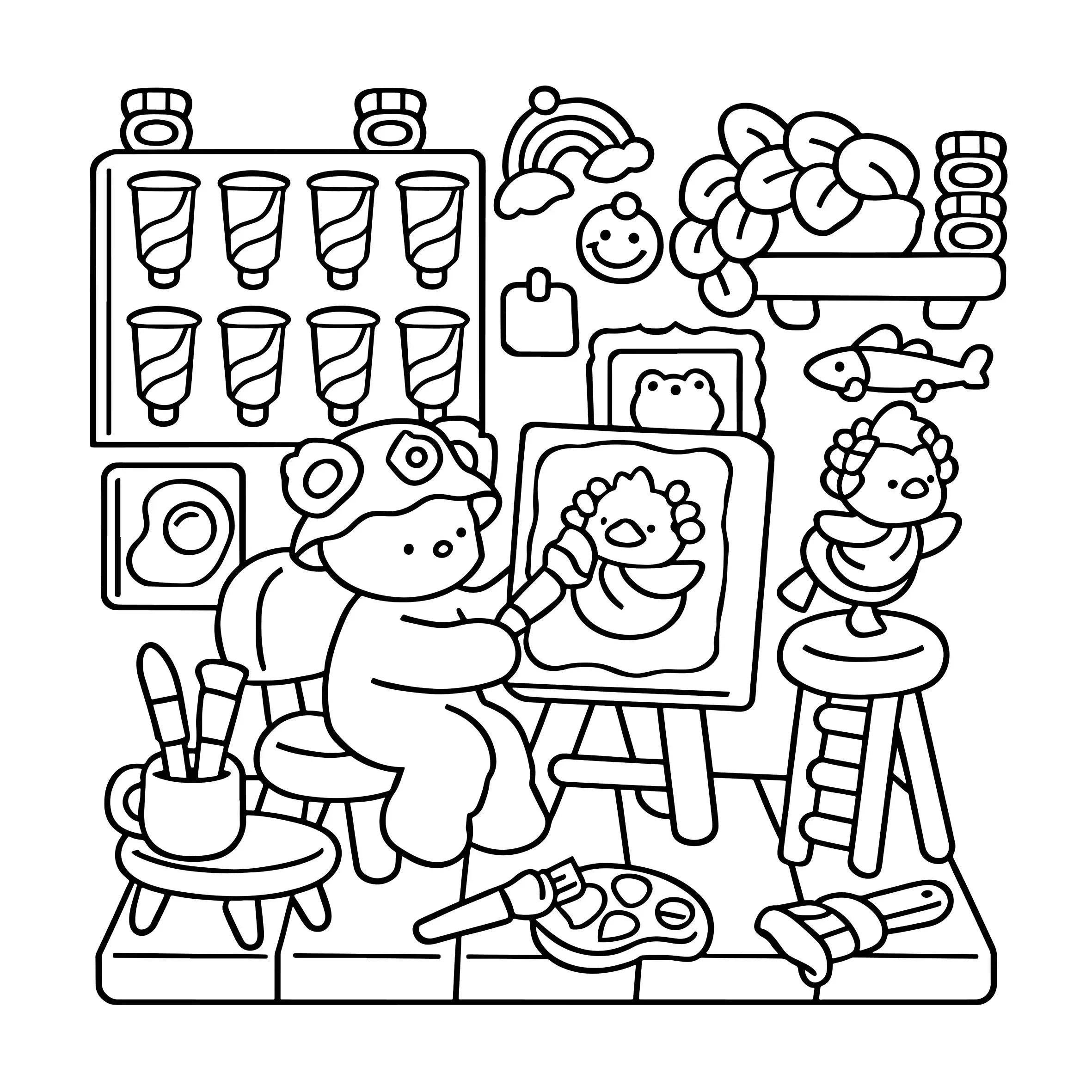 CALM DAYS Bold-easy Patterns Coloring Book for Adults Cute Drawing Book Perfect Gift for Party and Birthday - Smarsty