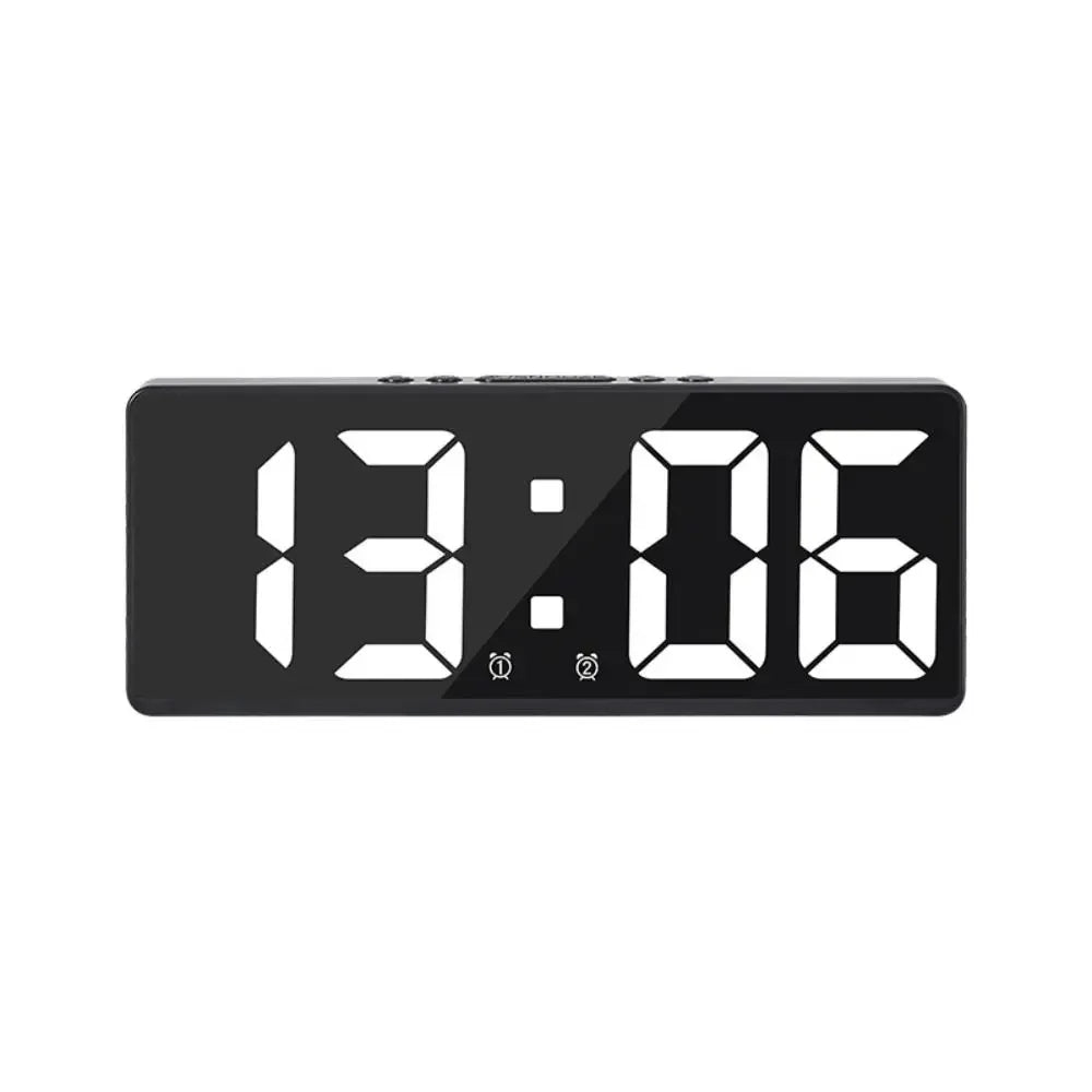 Large Number LED Alarm Clock with Color Nightlight - Smarsty