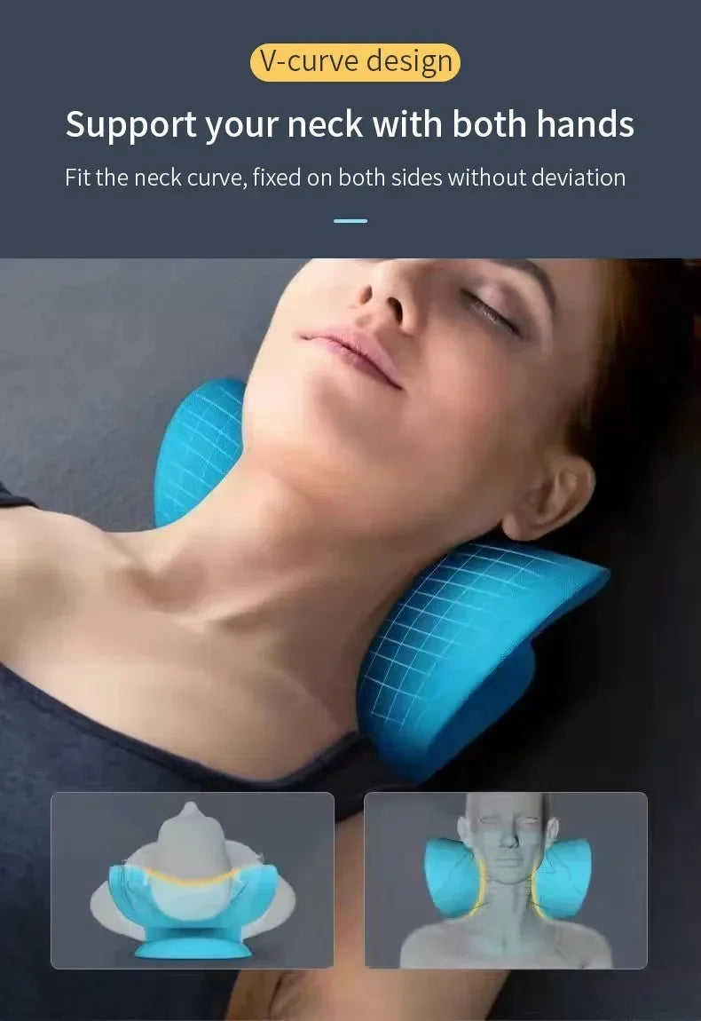 U-Shaped Cervical Massage Pad for Neck Support - Smarsty