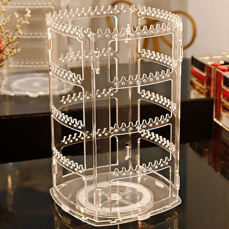 Rotating Jewelry Display Rack for Earrings and Necklaces - Smarsty
