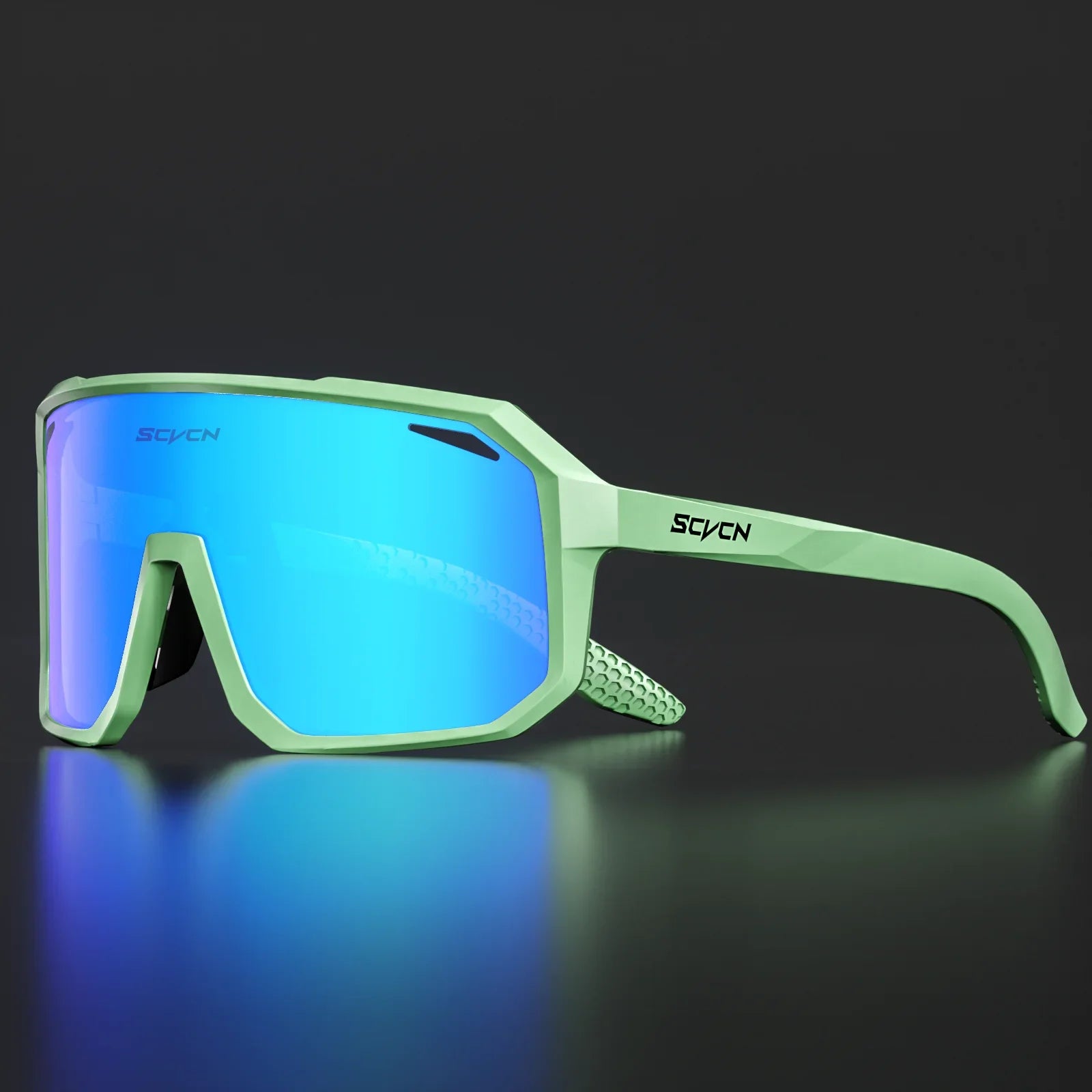 SCVCN Photochromic Cycling Glasses Bike Mountain Bicycle Golf UV400 Sunglasses Sport Protection Glasses for Men Women Baseball