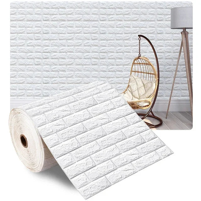 3D Foam Brick Wall Panels Self Adhesive Waterproof Decor - Smarsty