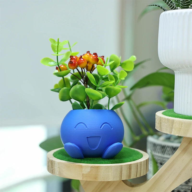Oddish Flowerpot Funny Inspired Flower Pot for Garden Decor Desk Decor