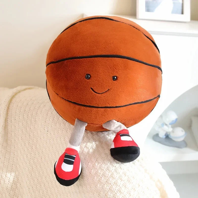 cm football doll, basketball plush toy, creative football doll, pillow, pet ball, dog and cat interactive toy - Smarsty