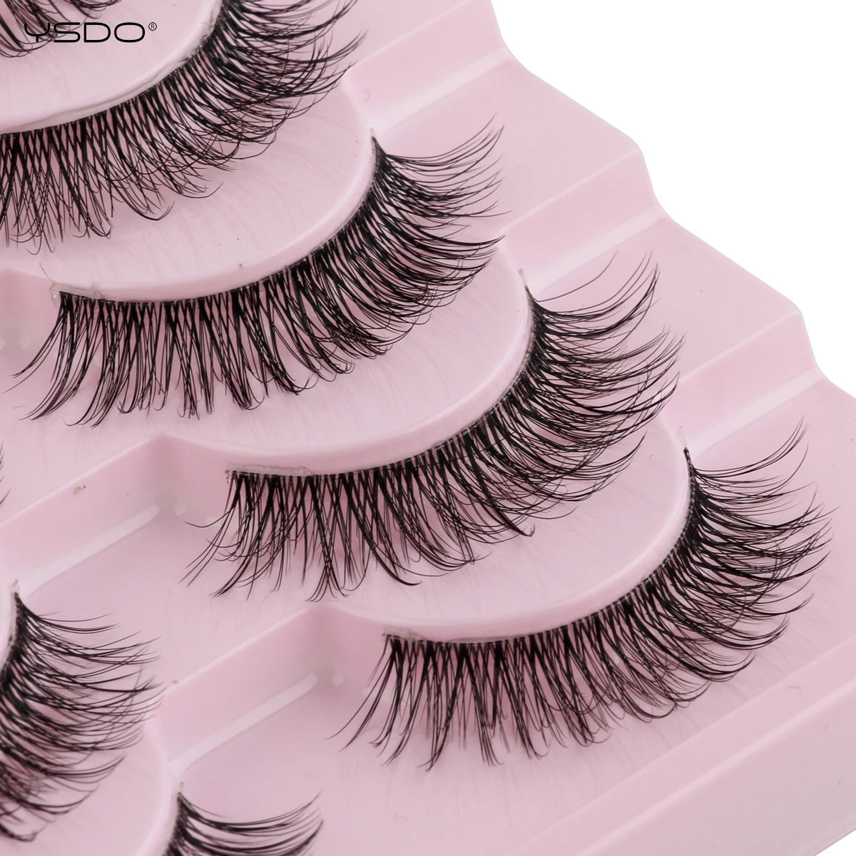 YSDO Natural Full Cat Eye False Eyelashes 3D Effect - Smarsty