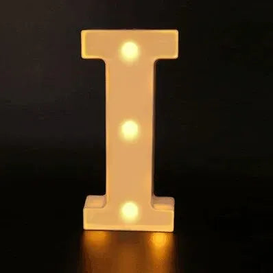 Colorful LED Letter Light for Weddings and Birthdays - Smarsty