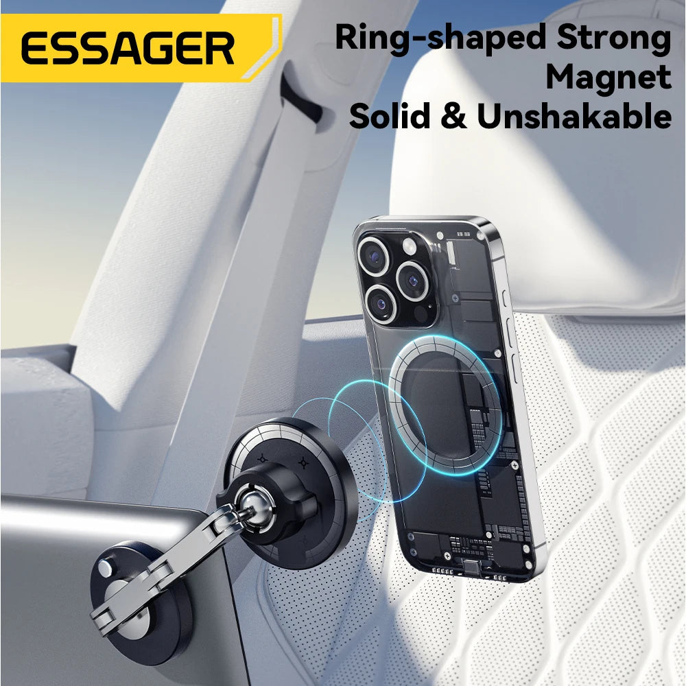Magnetic MagSafe Wireless Car Charger Holder 15W Charging - Smarsty