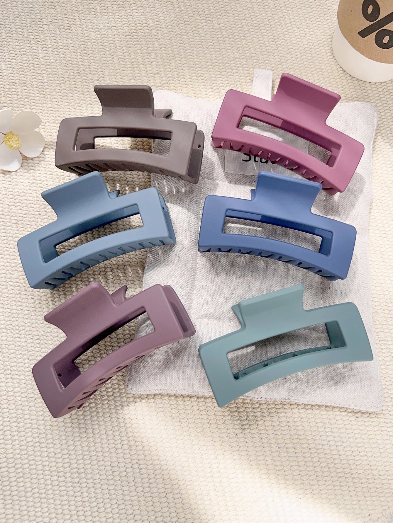 Hair Claw Clips Strong Hold Nonslip For Thick Hair - Smarsty