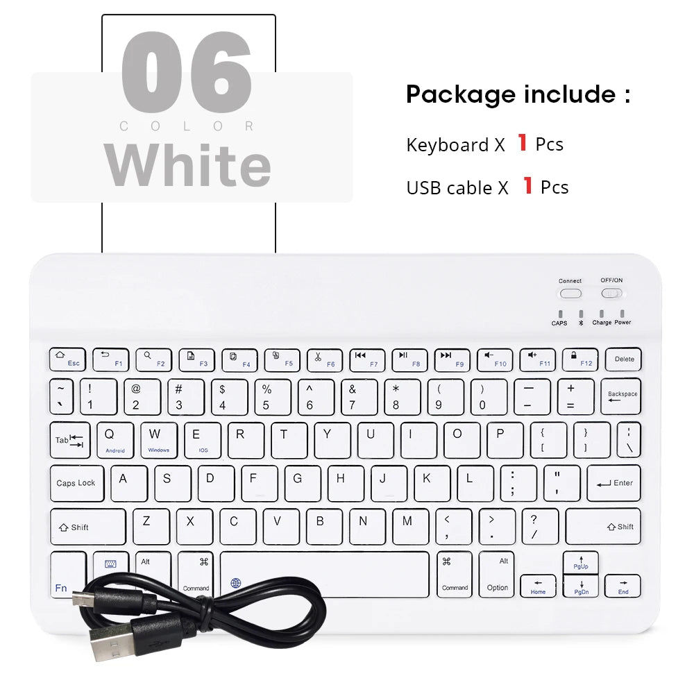Compact Bluetooth Wireless Keyboard And Mouse For Tablet