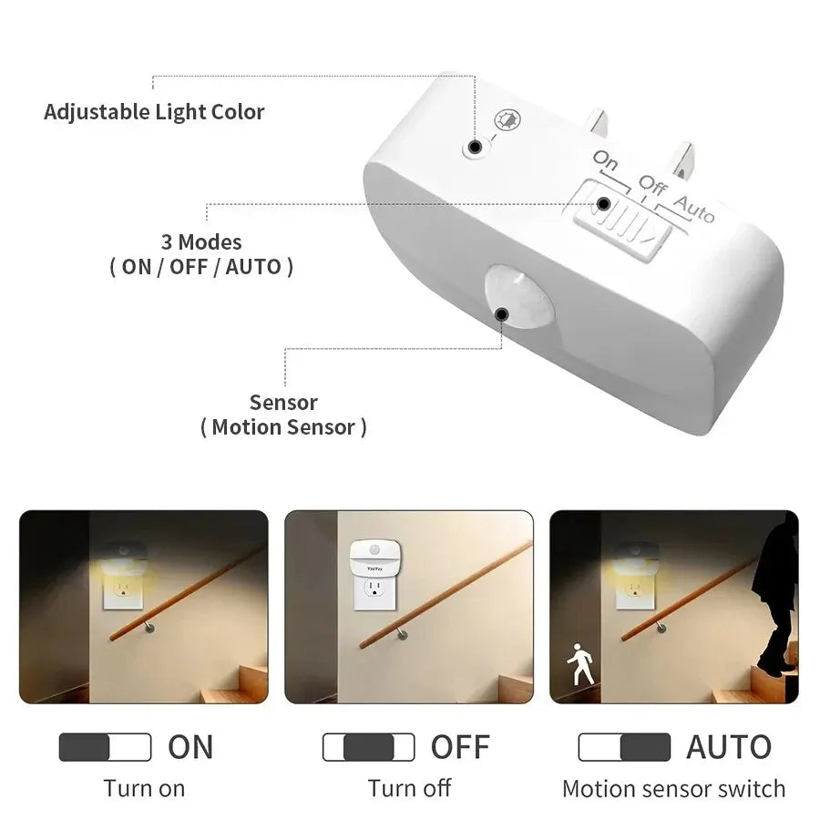 LED Motion Sensor Night Light for Kids Bedrooms - Smarsty