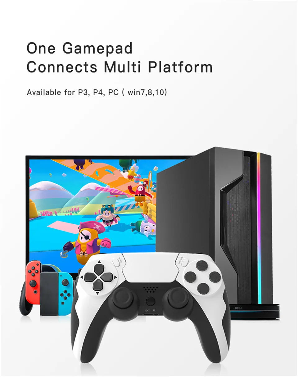 GAMINJA Wireless Bluetooth Controller with Dual Vibration - Smarsty