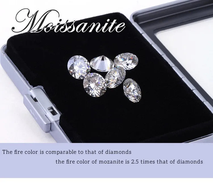 1 CT D Color Moissanite Stud Earrings Sparkling 925 Silver - Smarsty