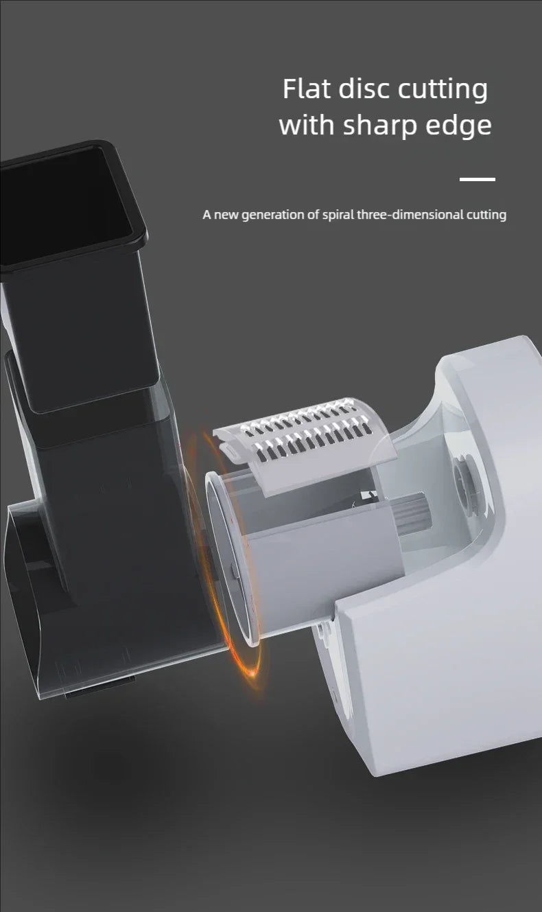 Multi-function Vegetable Cutter Household Kitchen Electric Vegetable Cutter Vegetable Slicer Shredder Automatic by Smarsty