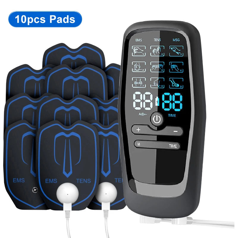 Electric EMS Muscle Stimulator with Built-in Battery - Smarsty
