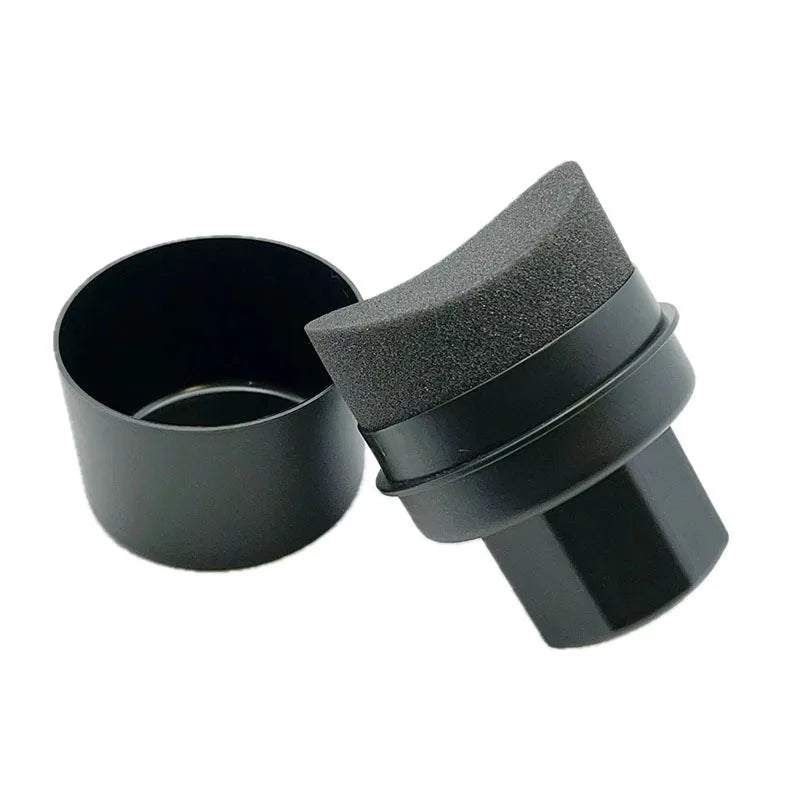 Curved Tire Waxing Sponge Brush With Cover For Car Cleaning - Smarsty