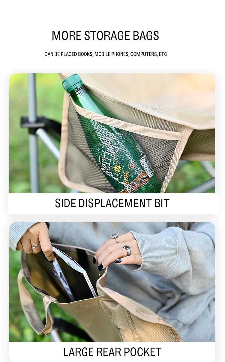 Outdoor Folding Moon Chair Portable Chair Camping Chair Picnic Gear Fishing Small Horse Stool Student Sketching by Smarsty