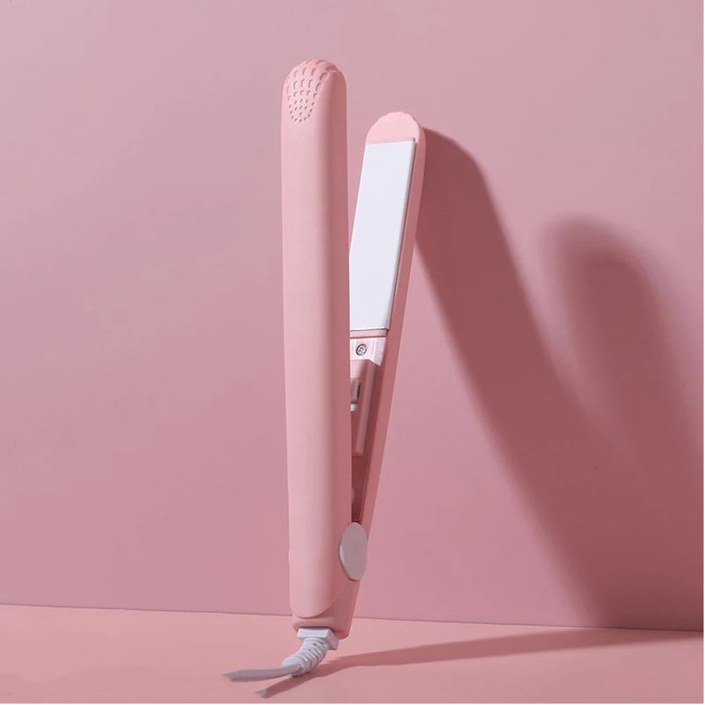 Pink Ceramic Flat Iron for Smooth Hair Finish - Smarsty