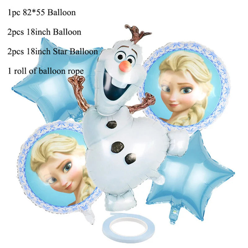 Frozen Princess Birthday Party Tableware Set - Smarsty