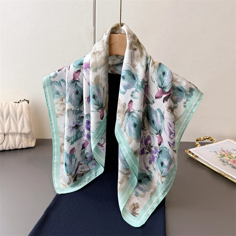 Luxury Silk Horse Print Scarf for Women - Smarsty