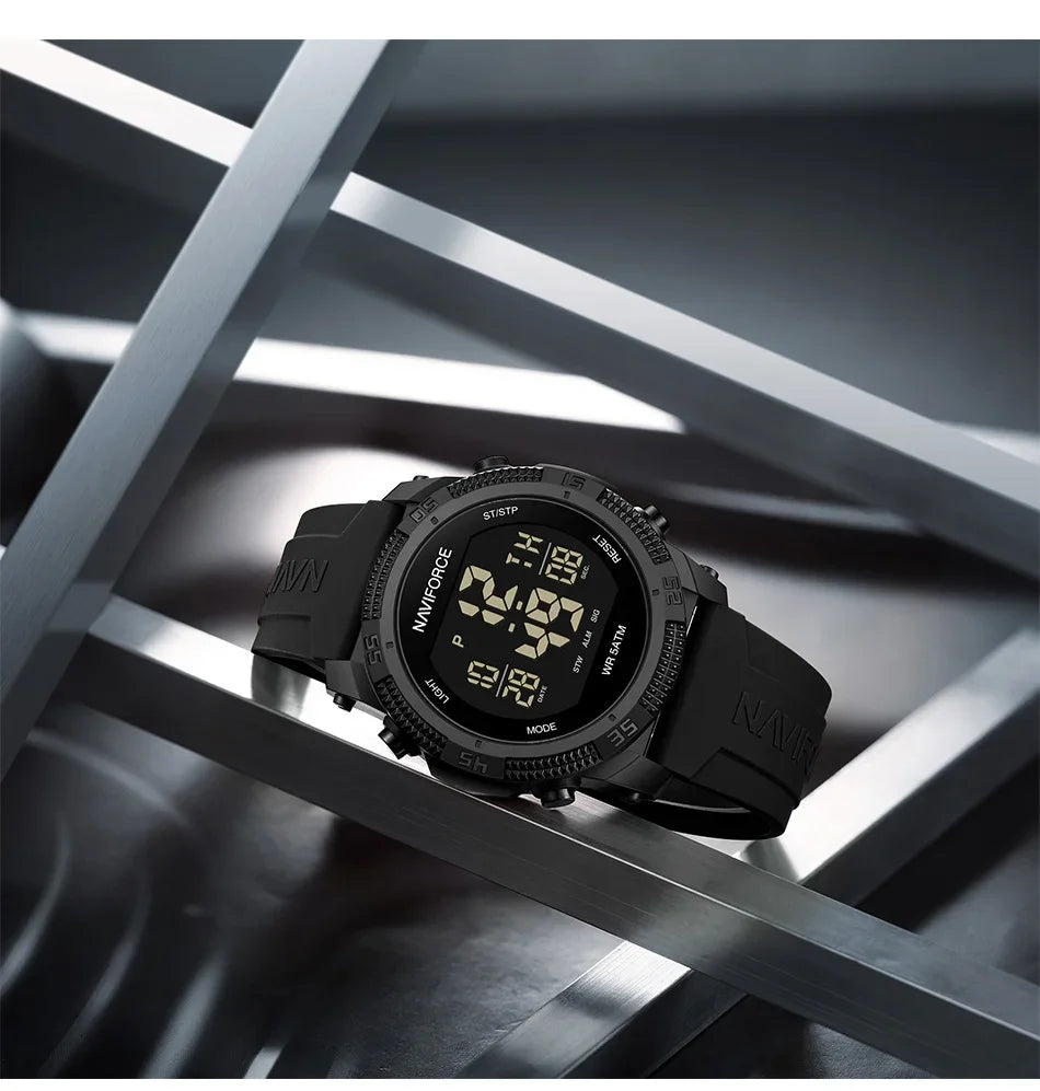 NAVIFORCE NF7104 Men's Waterproof Digital Watch with Alarm - Smarsty