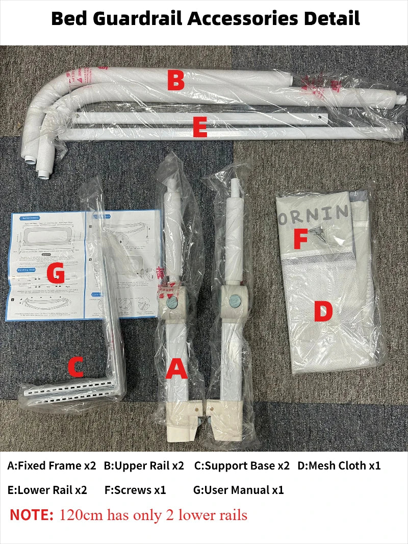 Adjustable Baby Bed Rail Safety Guard For Crib And Bed - Smarsty