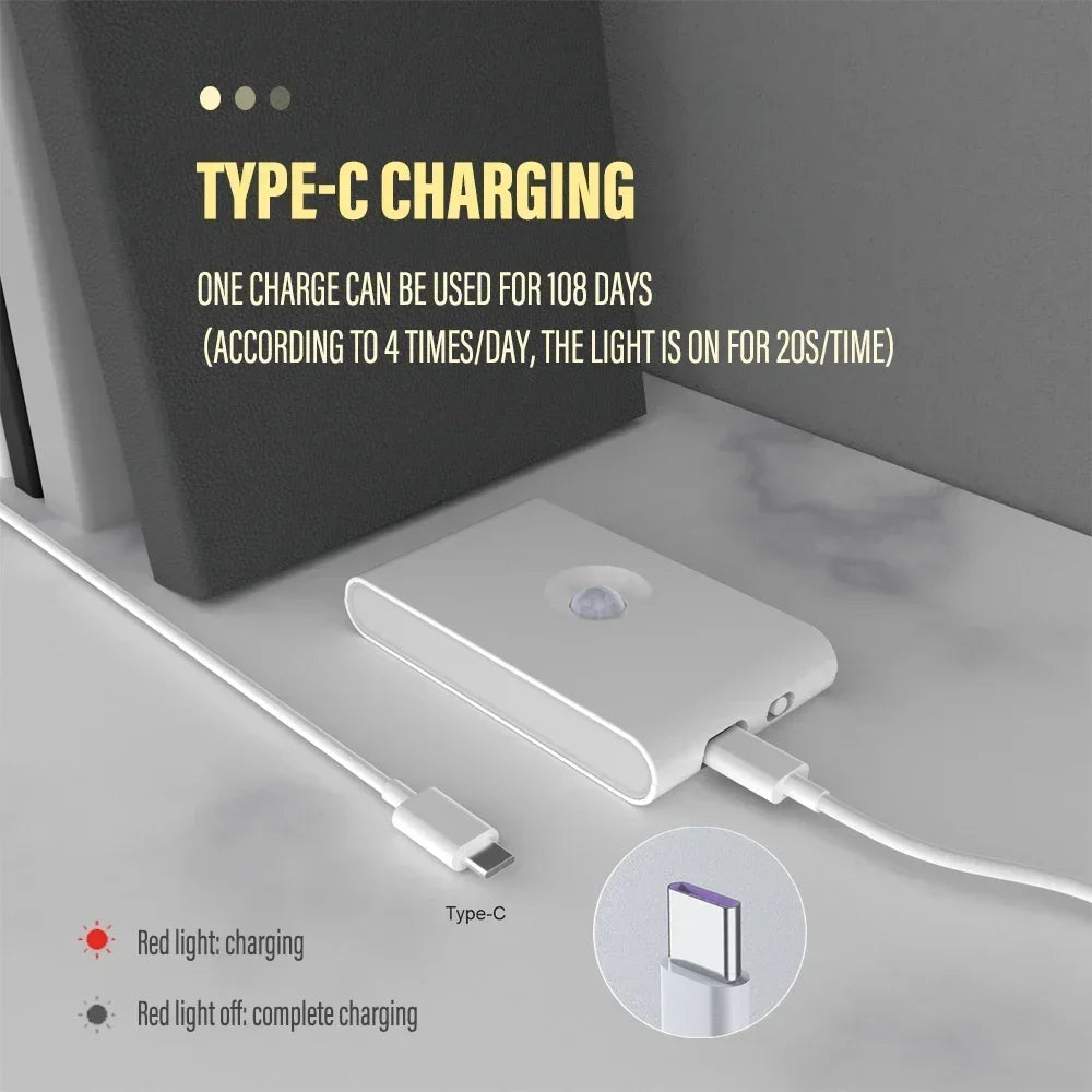 Intelligent Wooden Magnetic LED Night Light for Safety - Smarsty