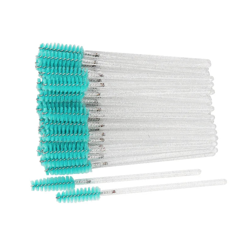 100 Pcs Disposable Eyelash Brushes for Easy Makeup Application - Smarsty