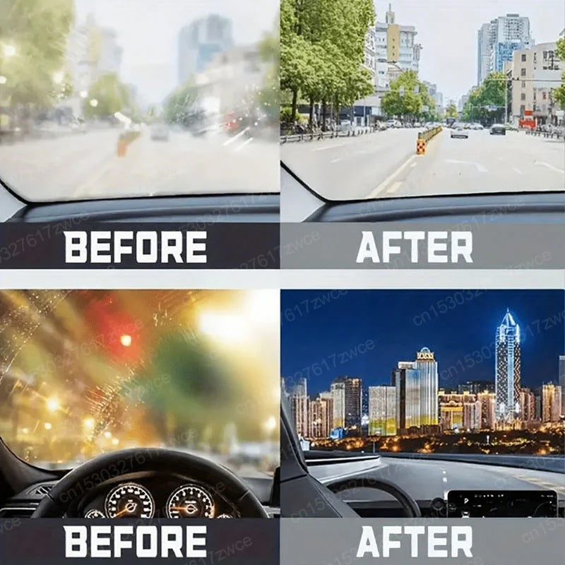 Car Glass Polish Kit Hydrophobic Windshield Coating - Smarsty