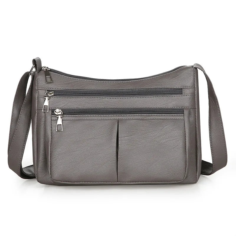Korean Handbag Designer Leather Crossbody Bag for Women - Smarsty