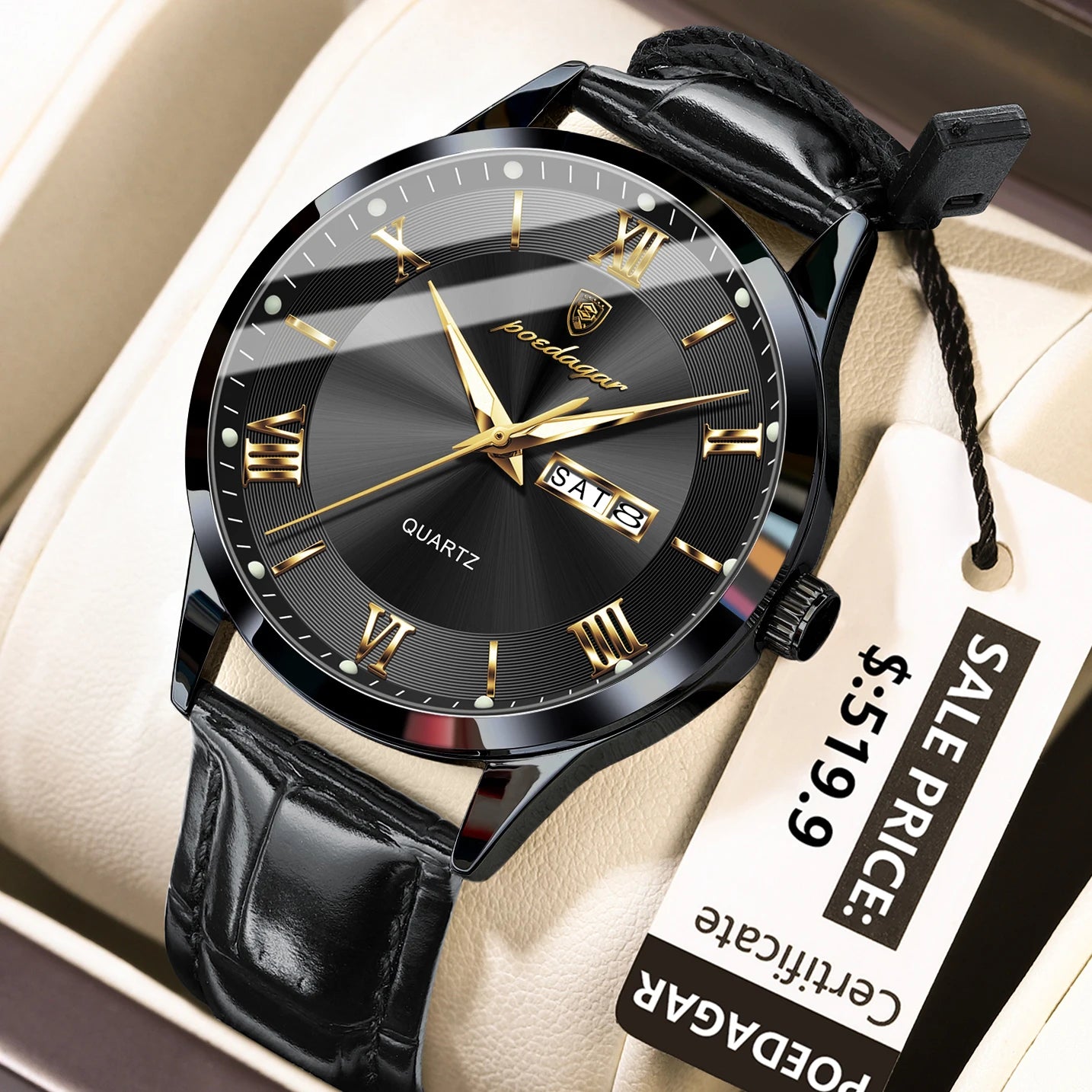 Luxury Waterproof Military Watch For Men with Luminous Dial - Smarsty