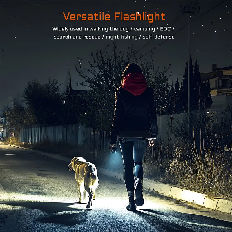 ACEBEAM TAC 2AA LED flashlight 1600 lumen 181 meters portable EDC flashlight USB-C rechargeable battery double buttons torch by Smarsty