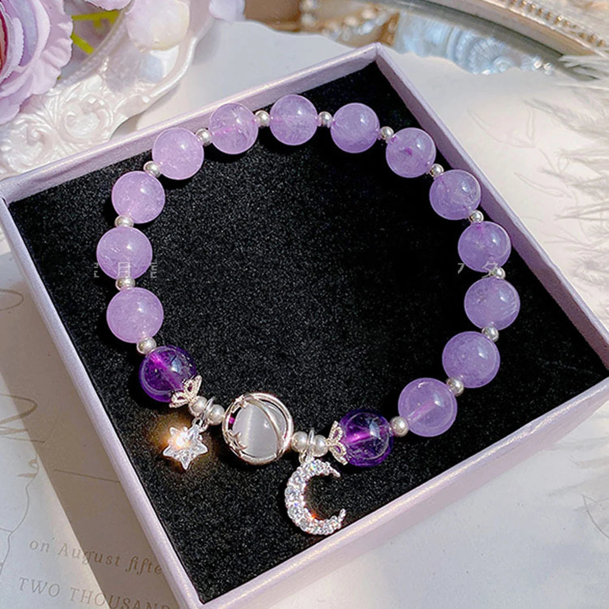 Starry Cat's Eye Stone Bracelet for Women - Smarsty