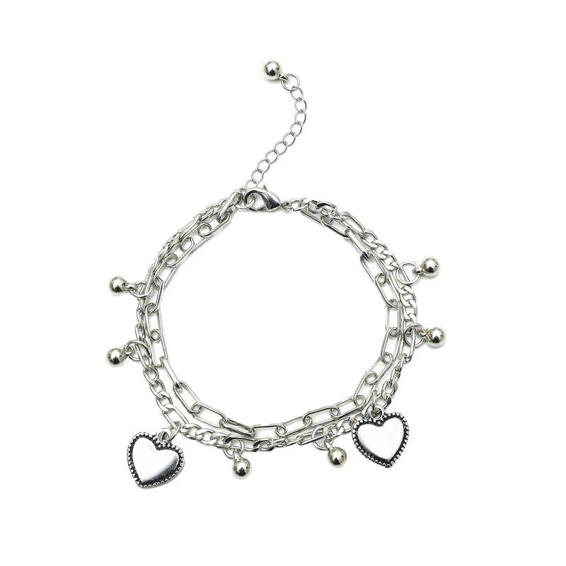 Women's Multi Layered Steel Ball Love Bracelet - Smarsty