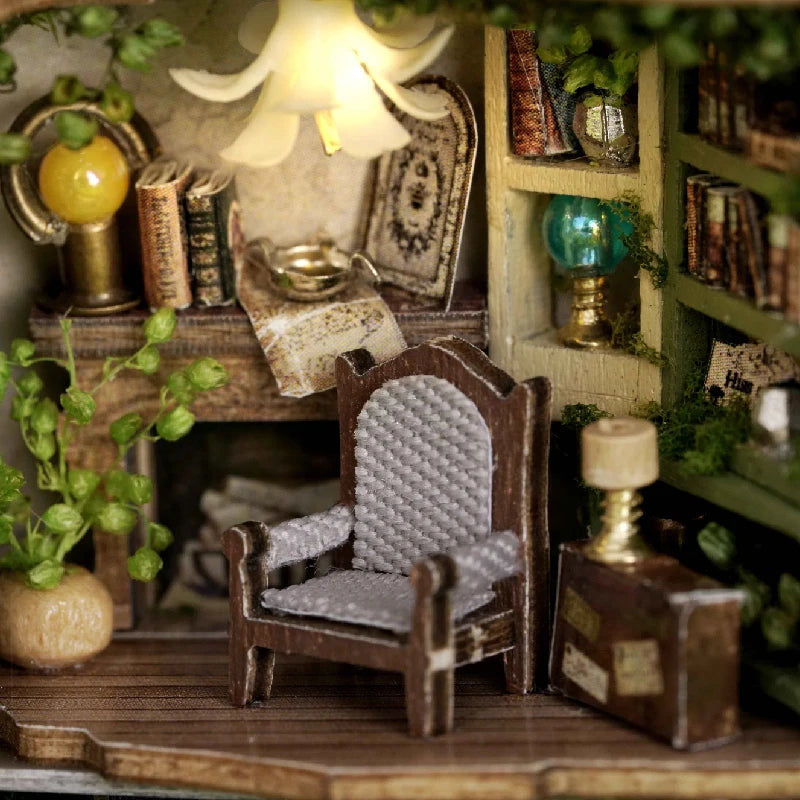 Wooden Miniature Doll House 3D Puzzle Assembly Building Model Kit Small Room Toys Home With Furniture Lighting Wooden Craft Gift