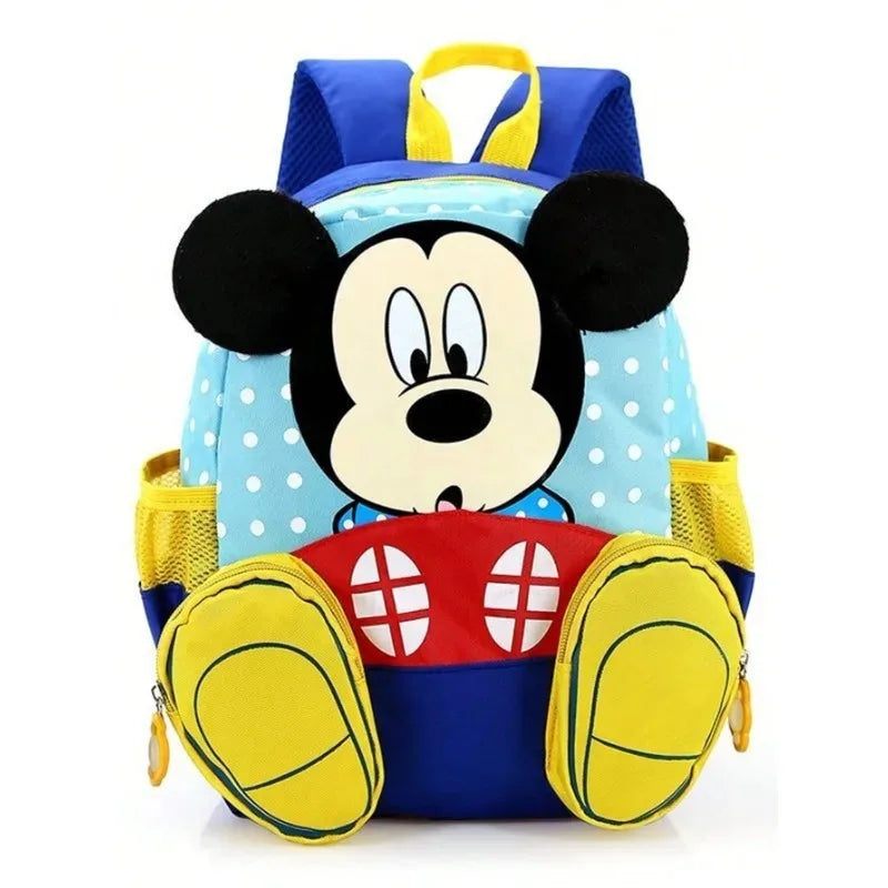 Cute Mickey Mouse Kids Backpack With Spine Protector - Smarsty