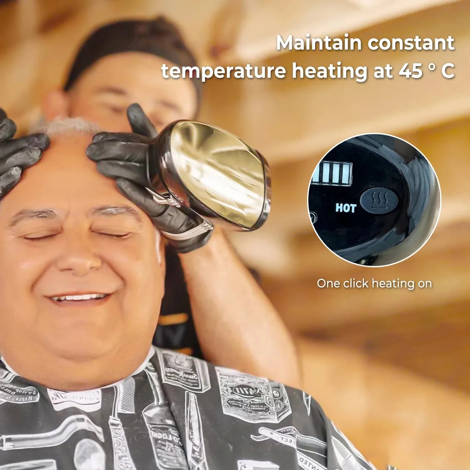 Men's Cordless Heat Massager for Relaxation and Relief - Smarsty