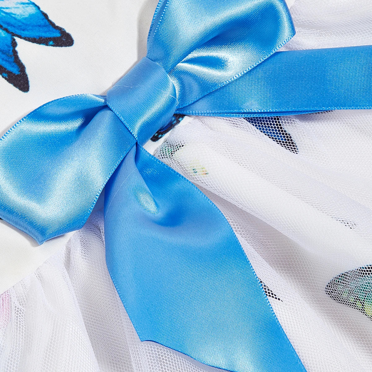 Butterfly Printed Dog Dress for Small Dogs - Smarsty