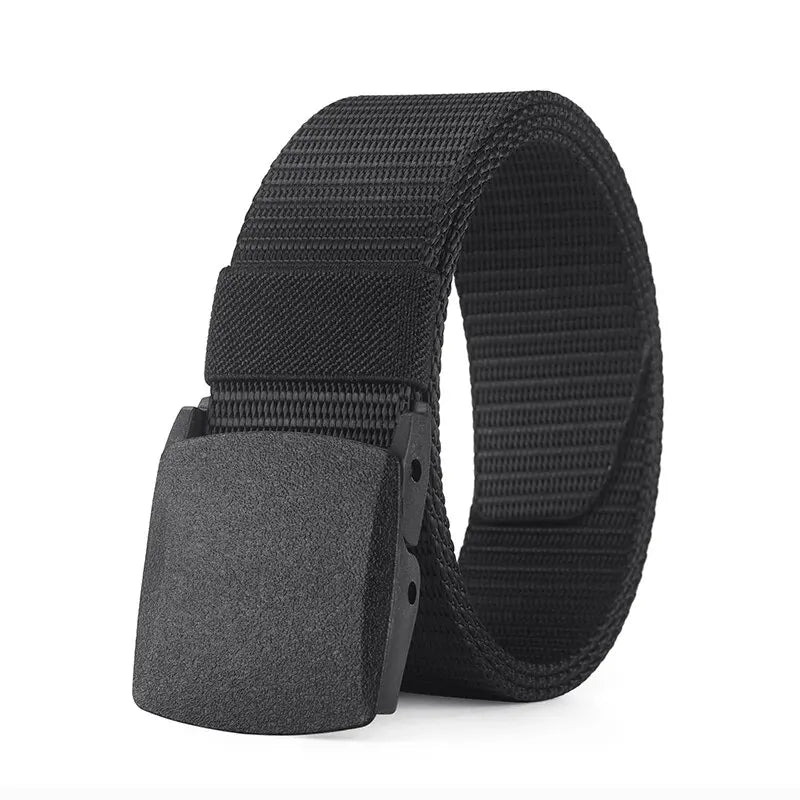 Unisex Canvas Tactical Belt Durable Metal Free Design - Smarsty