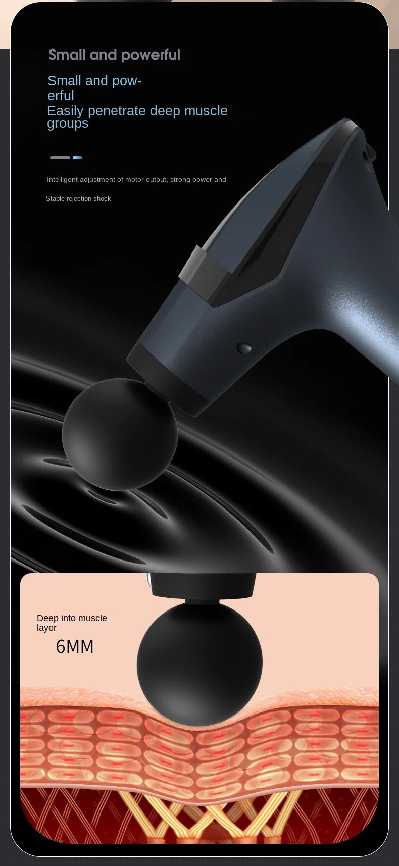 Electric Massage Gun for Deep Tissue Muscle Relief - Smarsty