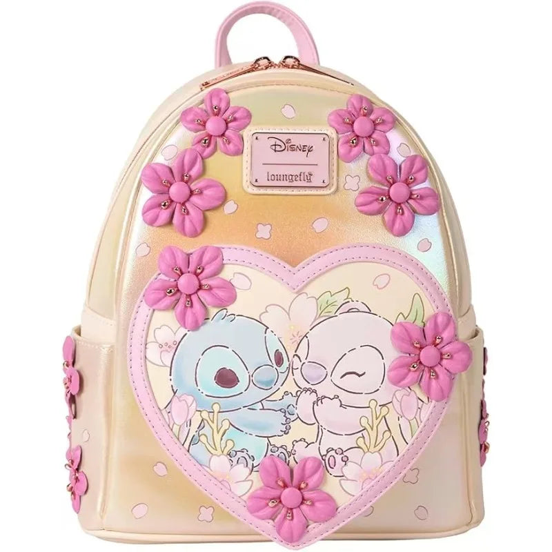 Cherry Blossom Heart Mini Backpack for Cosplay Fun - Smarsty