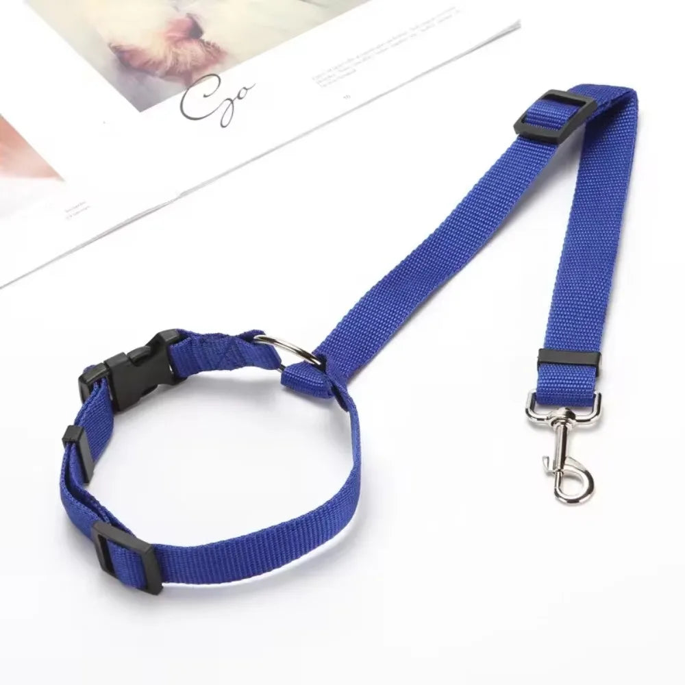 Adjustable Two-in-One Pet Car Seat Belt Harness - Smarsty