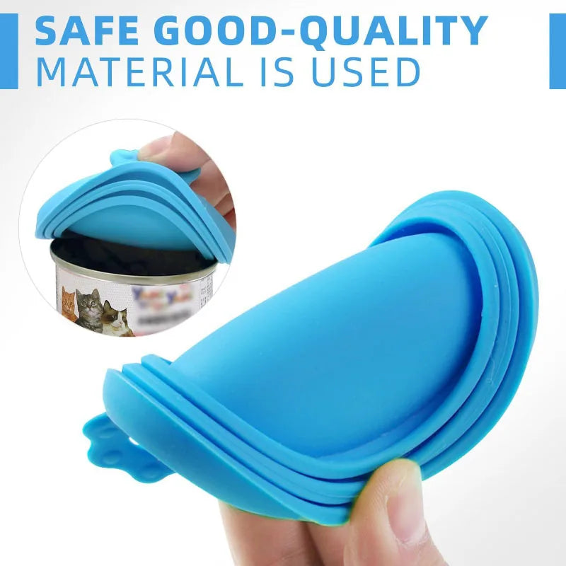 Reusable Pet Food Can Cover and Spoon Set - Smarsty