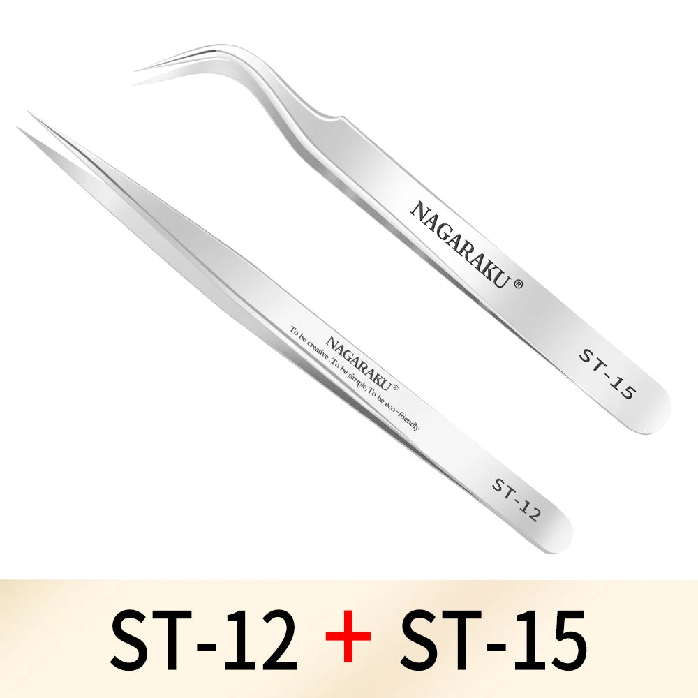 NAGARAKU Makeup Eyelashes Set with Precision Tweezers - Smarsty