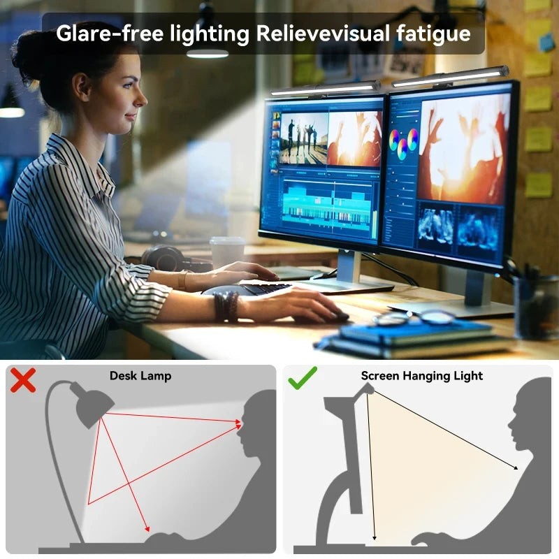 RGB Desktop Atmosphere Light Strip for Eye Protection - Smarsty