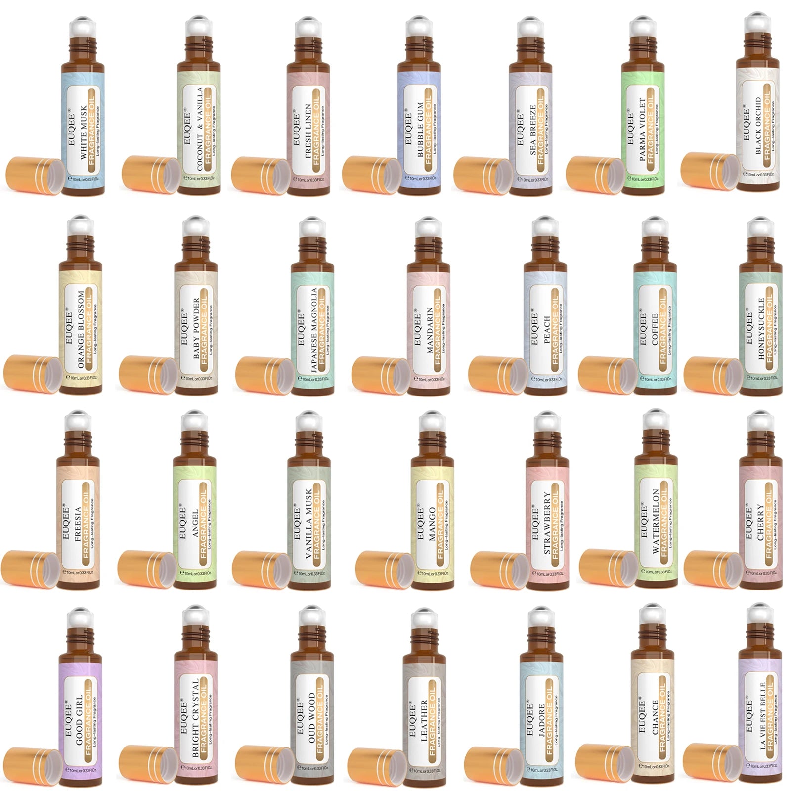 EUQEE Long Lasting Fragrance Oil Roll-On 10ml - Smarsty