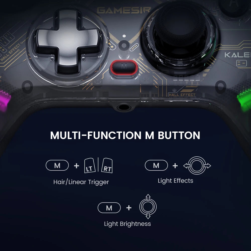 GameSir Kaleid Wired Xbox Controller with Hall Effect Joystick - Smarsty