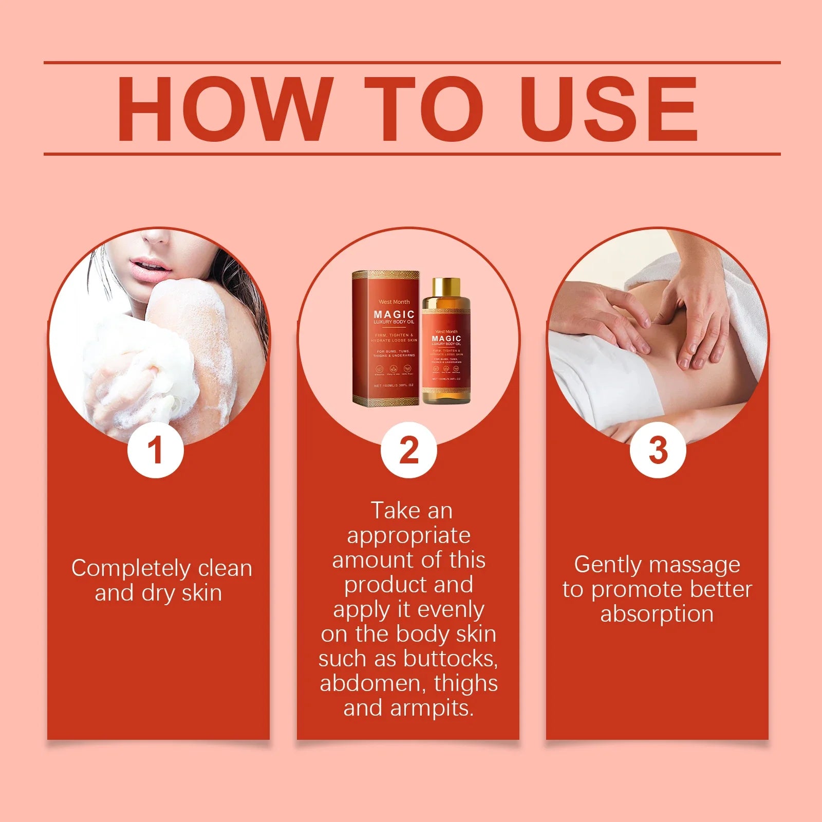 Tightening Body Oil for Firming and Moisturizing Skin - Smarsty