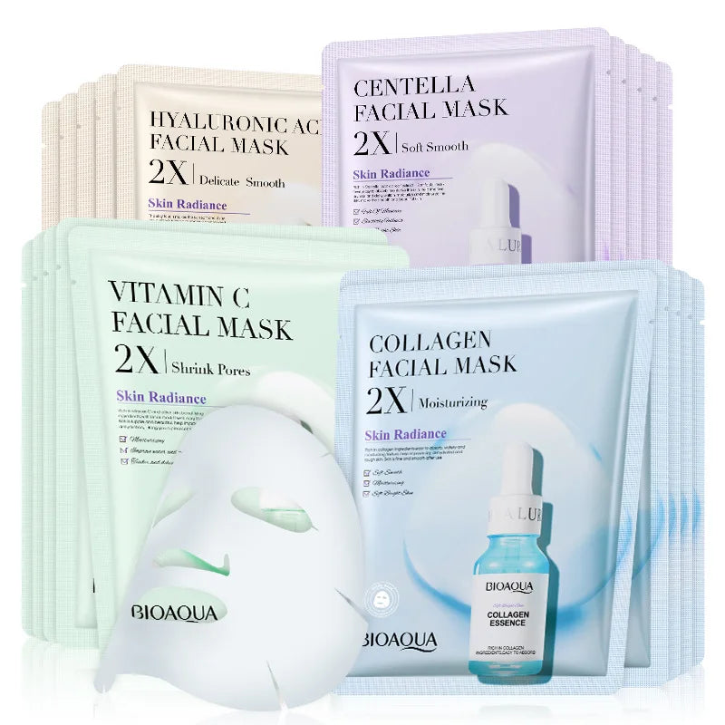 20pcs Centella Collagen Face Masks for Deep Hydration - Smarsty