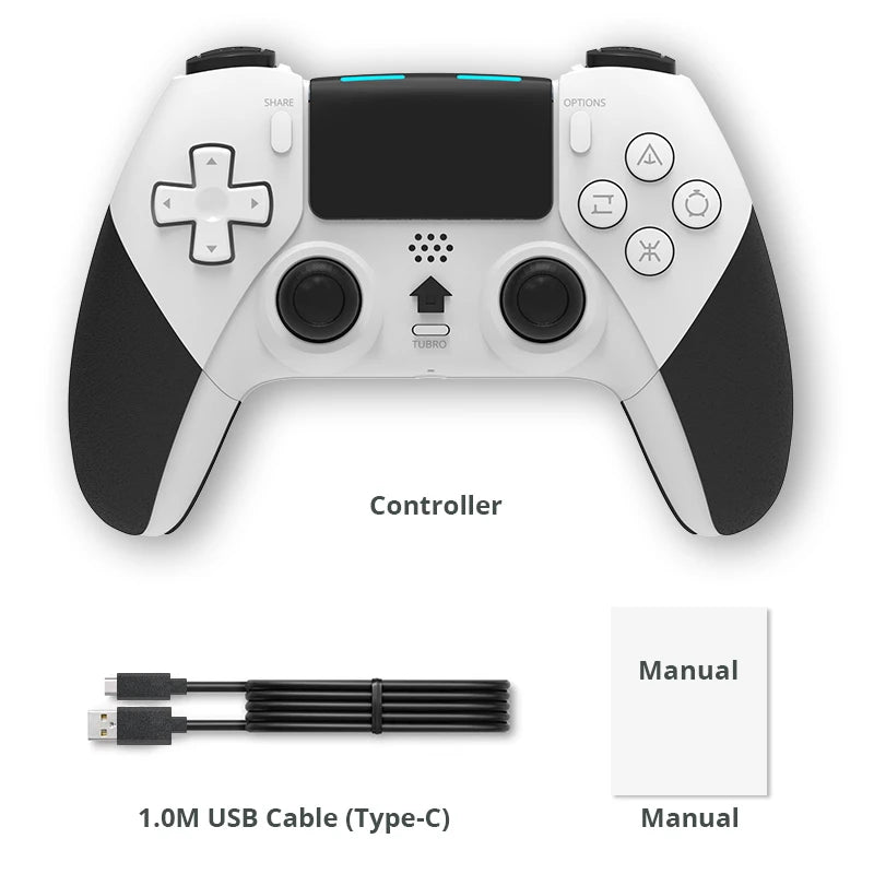 Bluetooth Wireless Controller for PS4 and PC Gaming - Smarsty